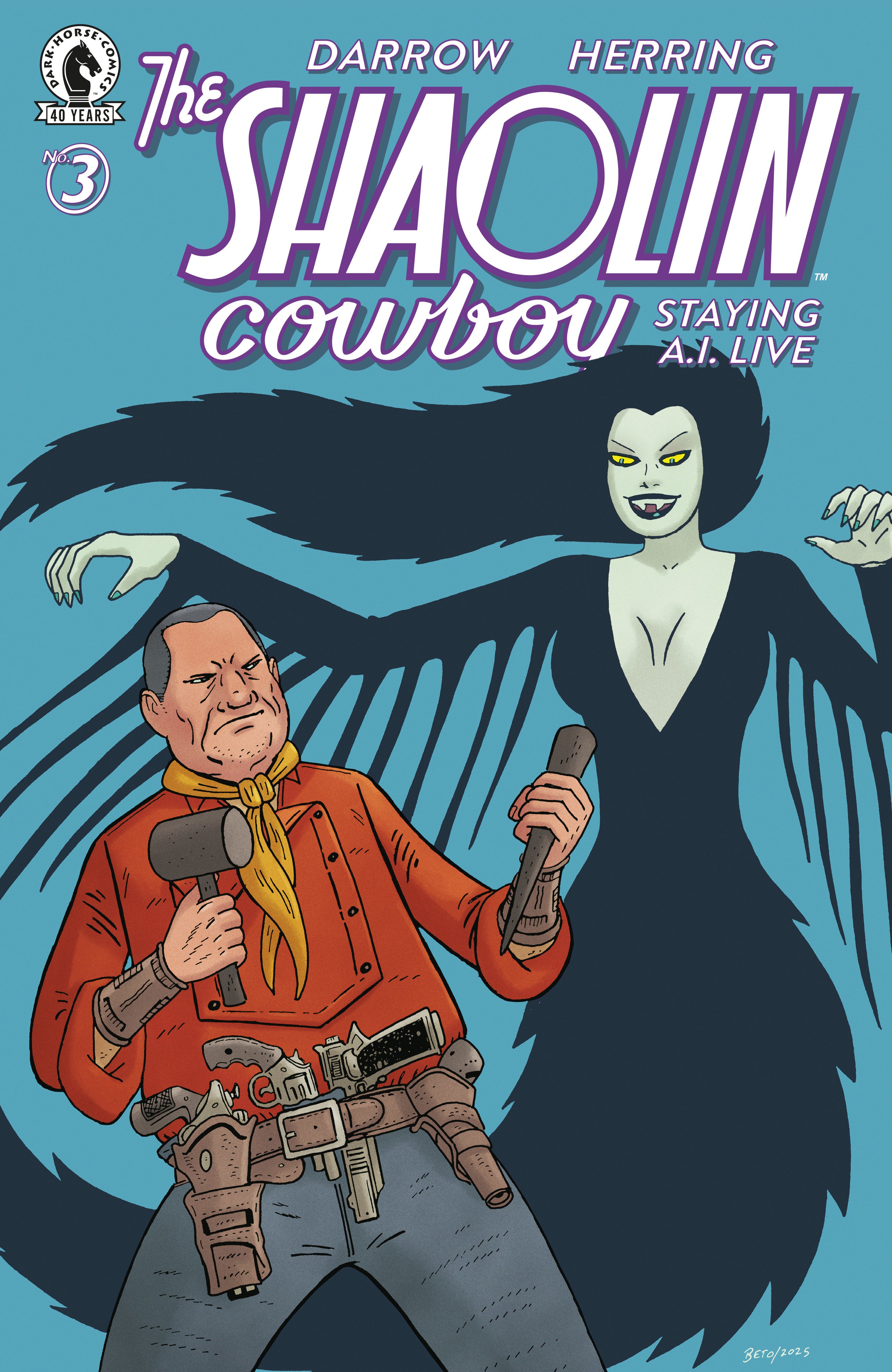 Shaolin Cowboy: Staying A.I.Live #3 (CVR C) (Gilbert Hernandez)