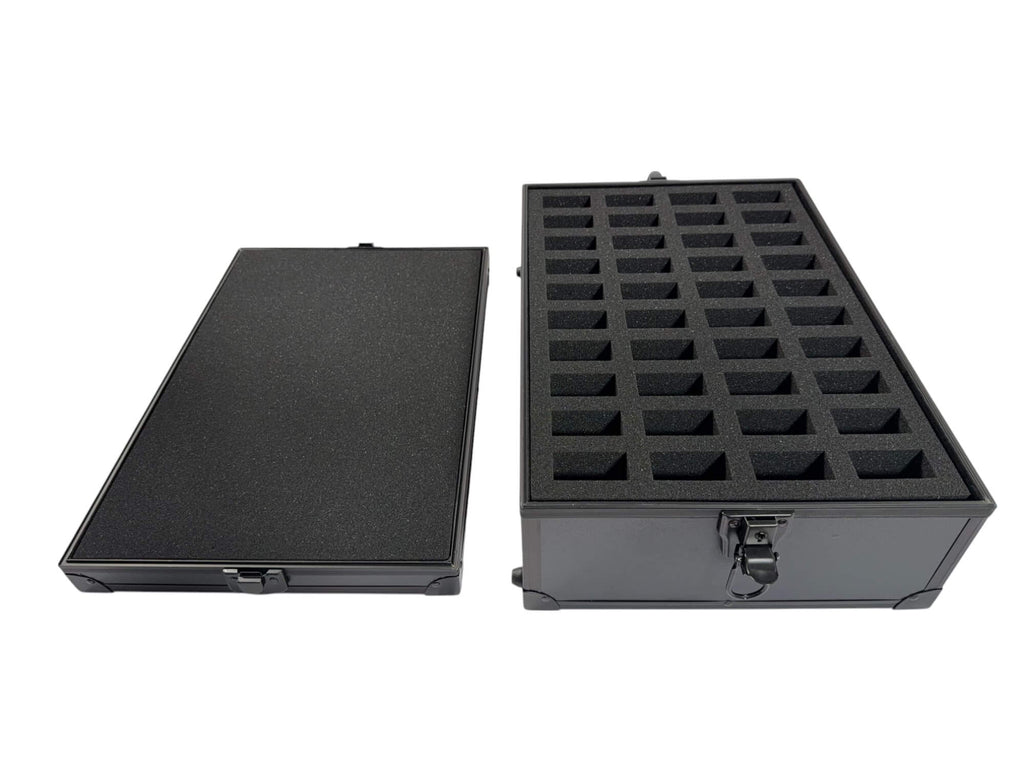80-Slot EVORETRO Miniature Storage Case with Customizable Foam