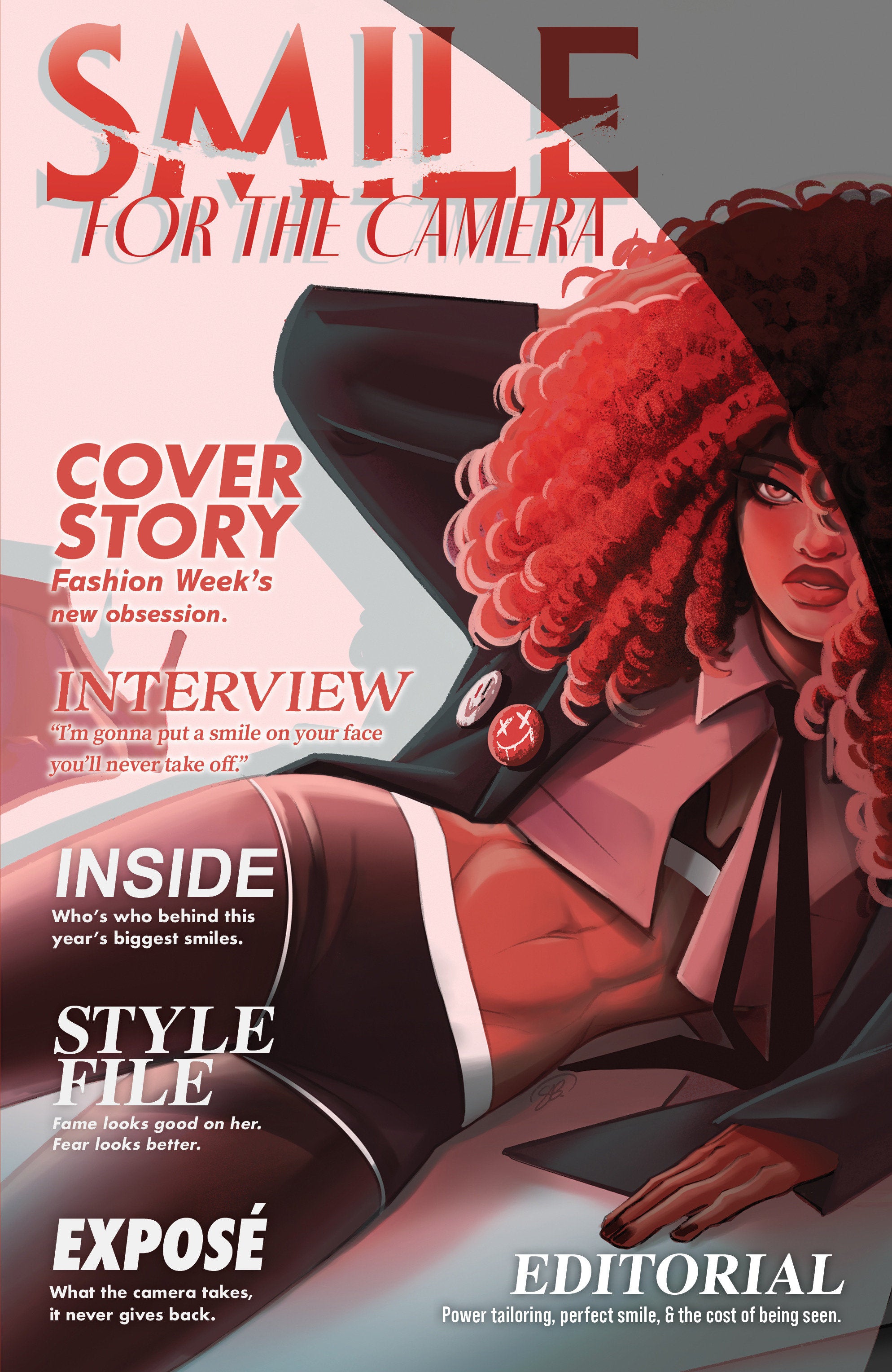 Smile: For the Camera #4 Variant C (Boo Fashion Magazine Variant)