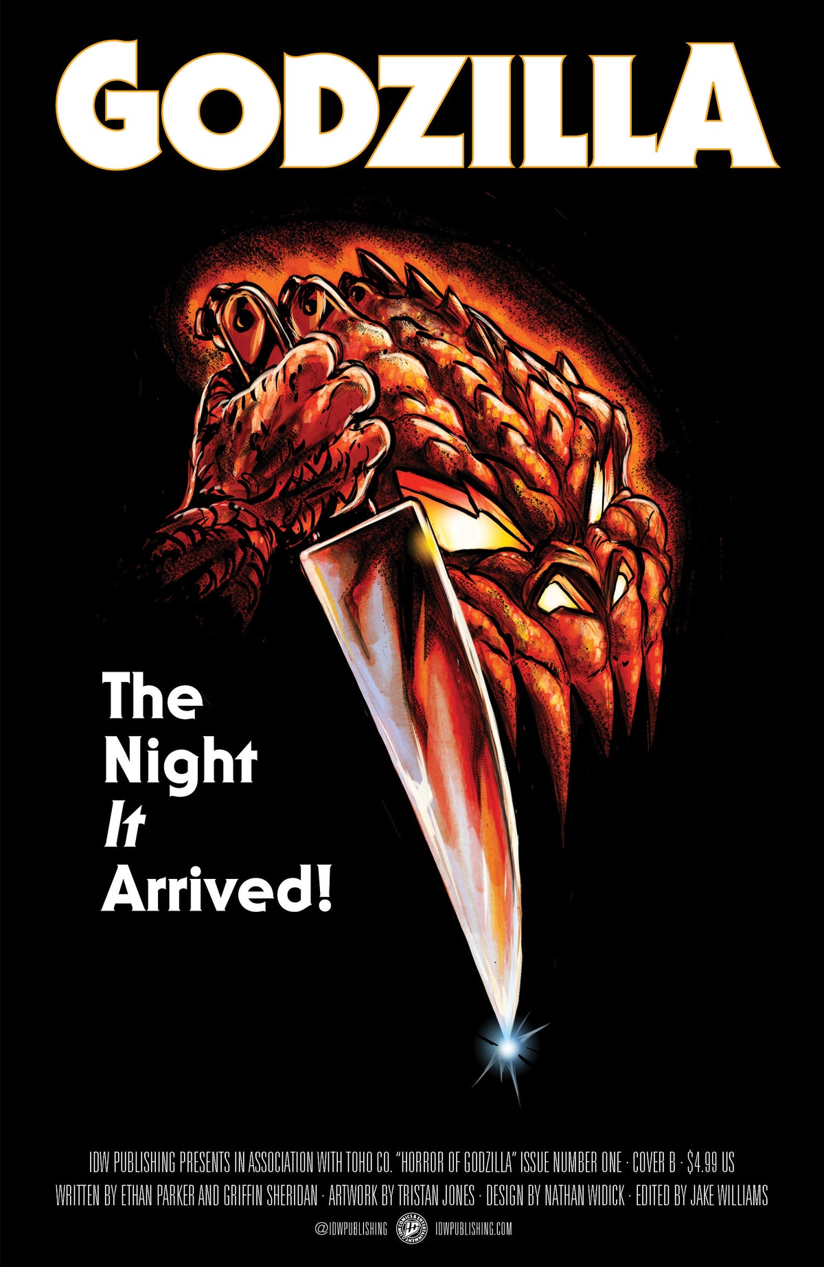 The Horror Of Godzilla [Kai-Sei Era] #1 Variant B (Tunica Movie Homage Cover)