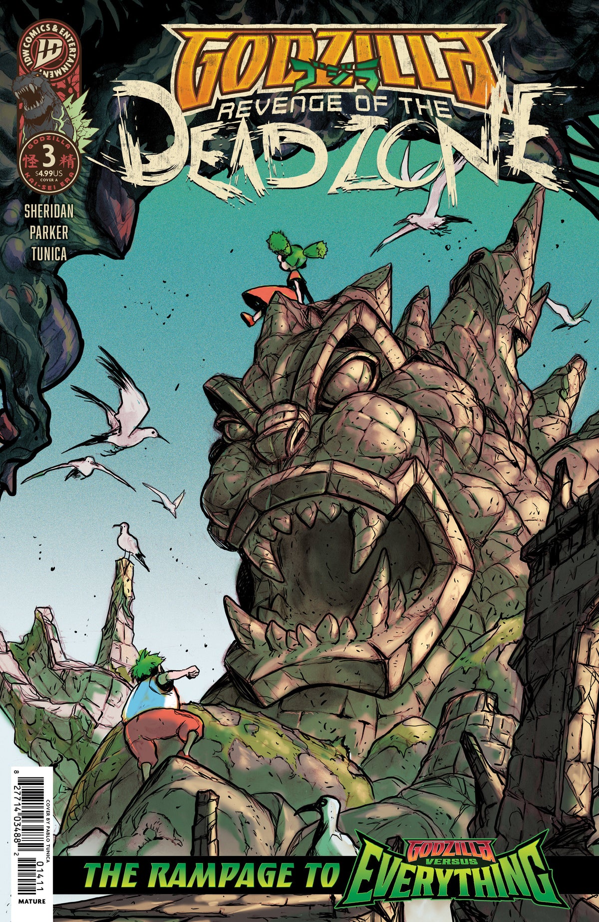 Godzilla: Revenge Of The Deadzone [Kai-Sei Era] #3 Cover A (Tunica)