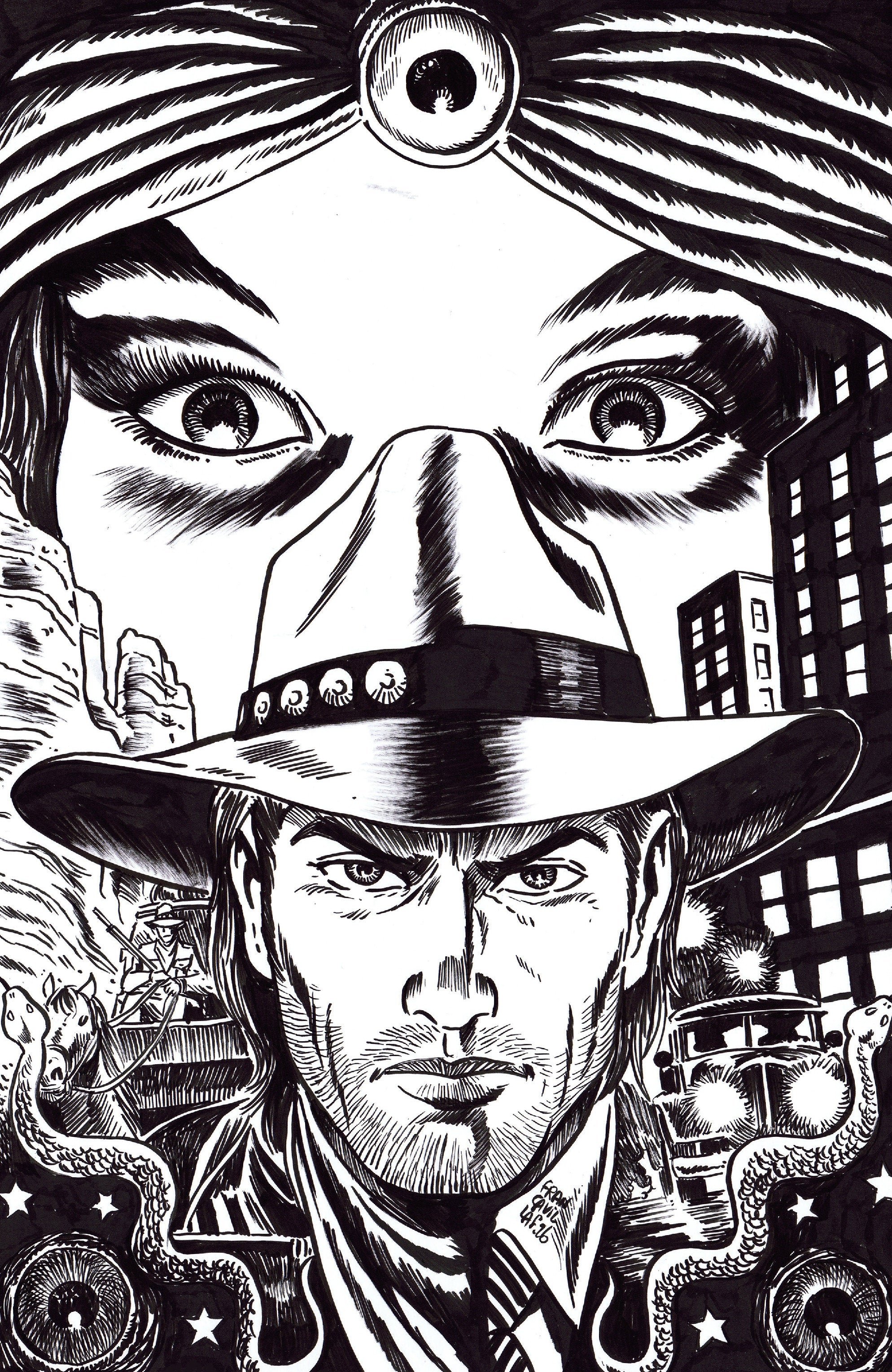 The Life and Death of Lucas Dreamwalker #1 E Unlimited Variant (Full Art, Francavilla)