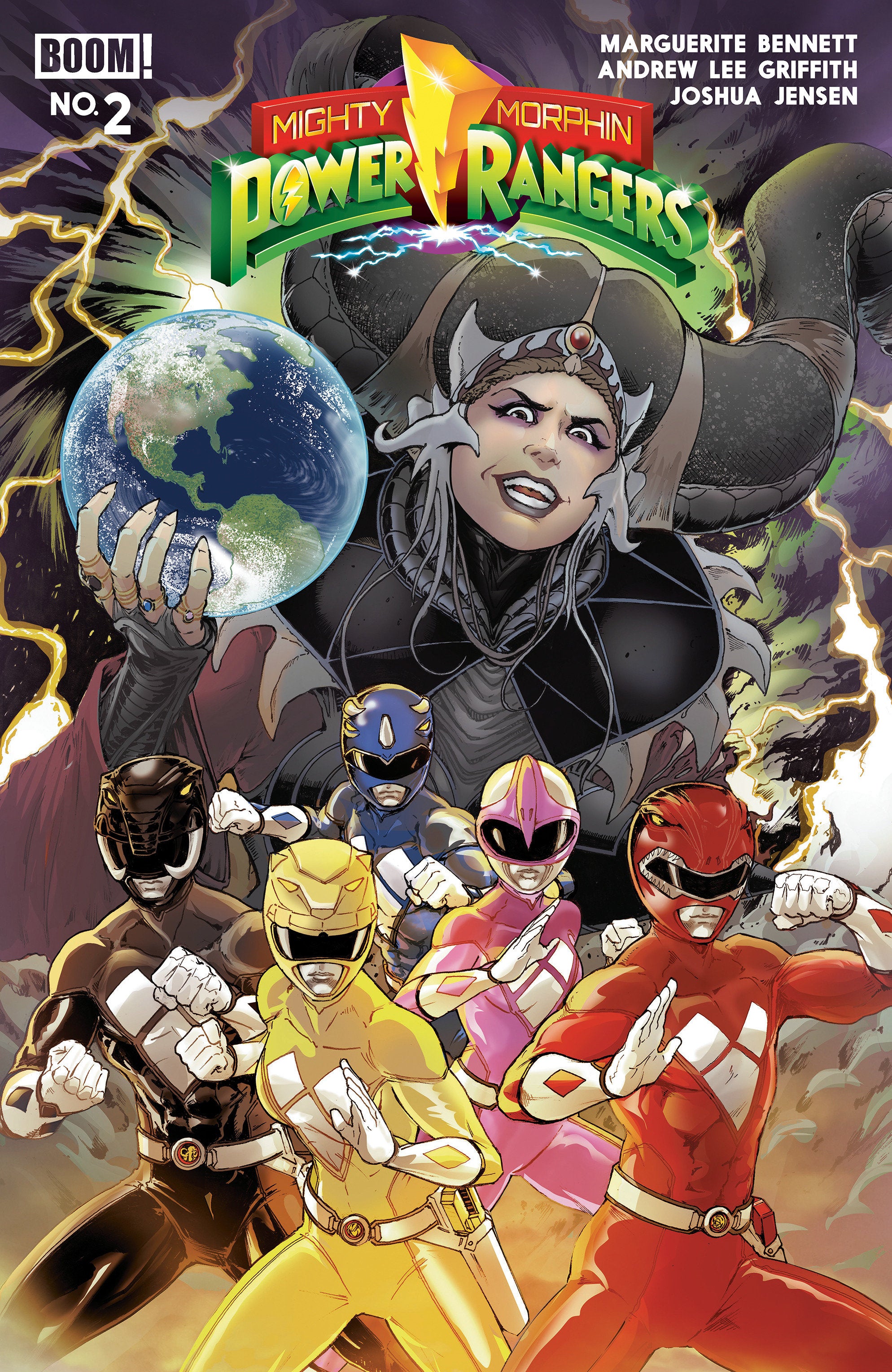 Mighty Morphin Power Rangers (2026) #2 B Variant (Dressed, Griffith)