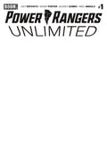 Power Rangers Unlimited #1 D Blank Sketch Variant