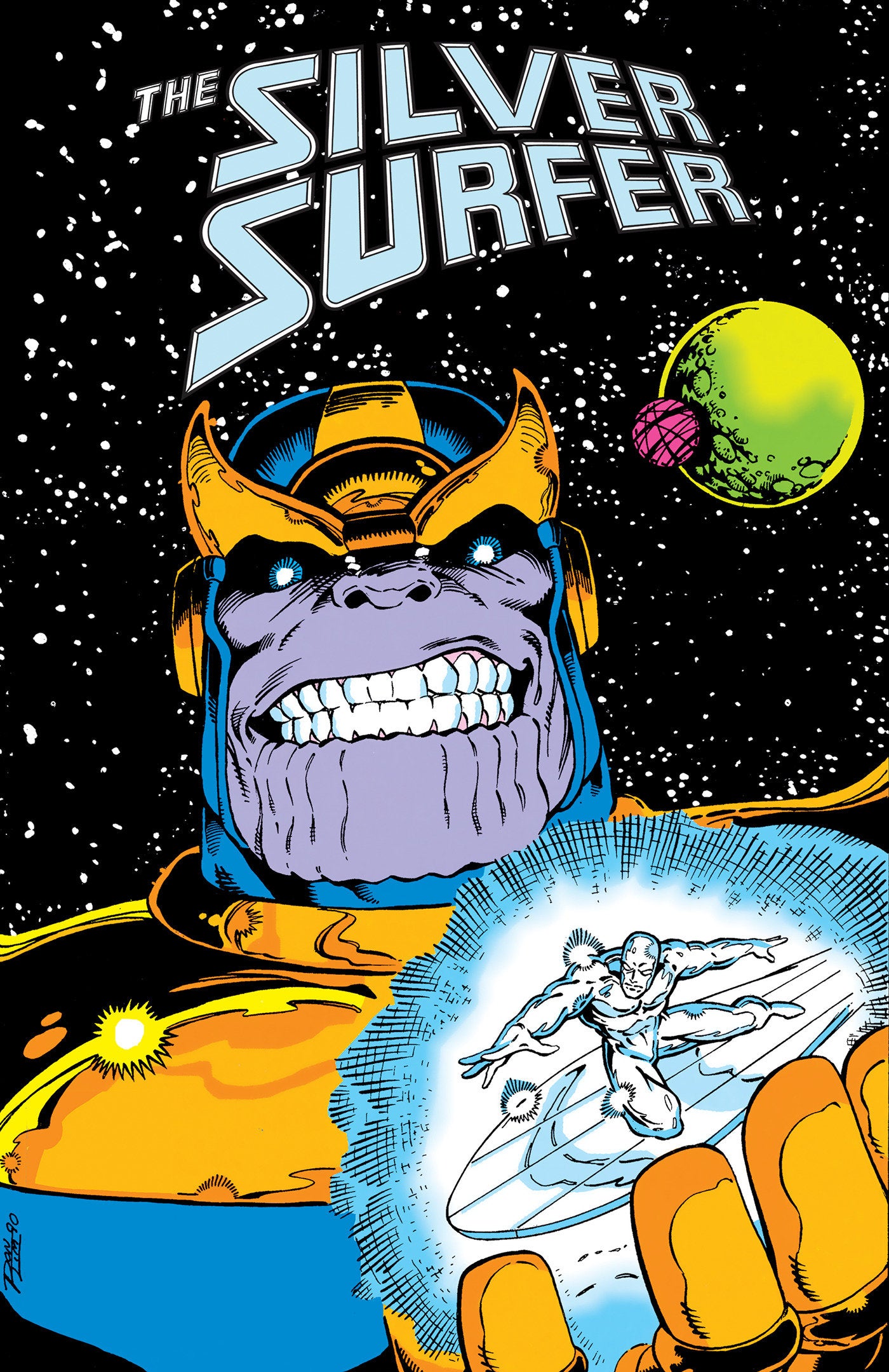 Silver Surfer: The Infinity Gauntlet Omnibus Ron Lim Marvel Age Cover [DM Only]
