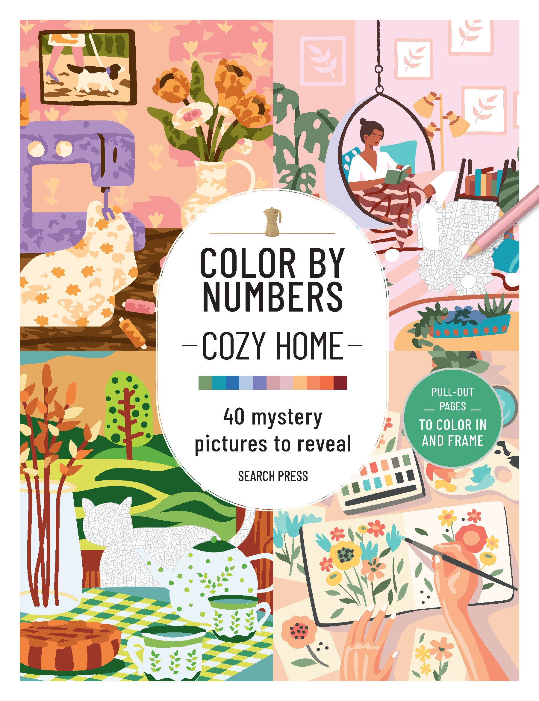Color By Numbers Cozy Home