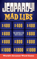 Jeopardy! Mad Libs