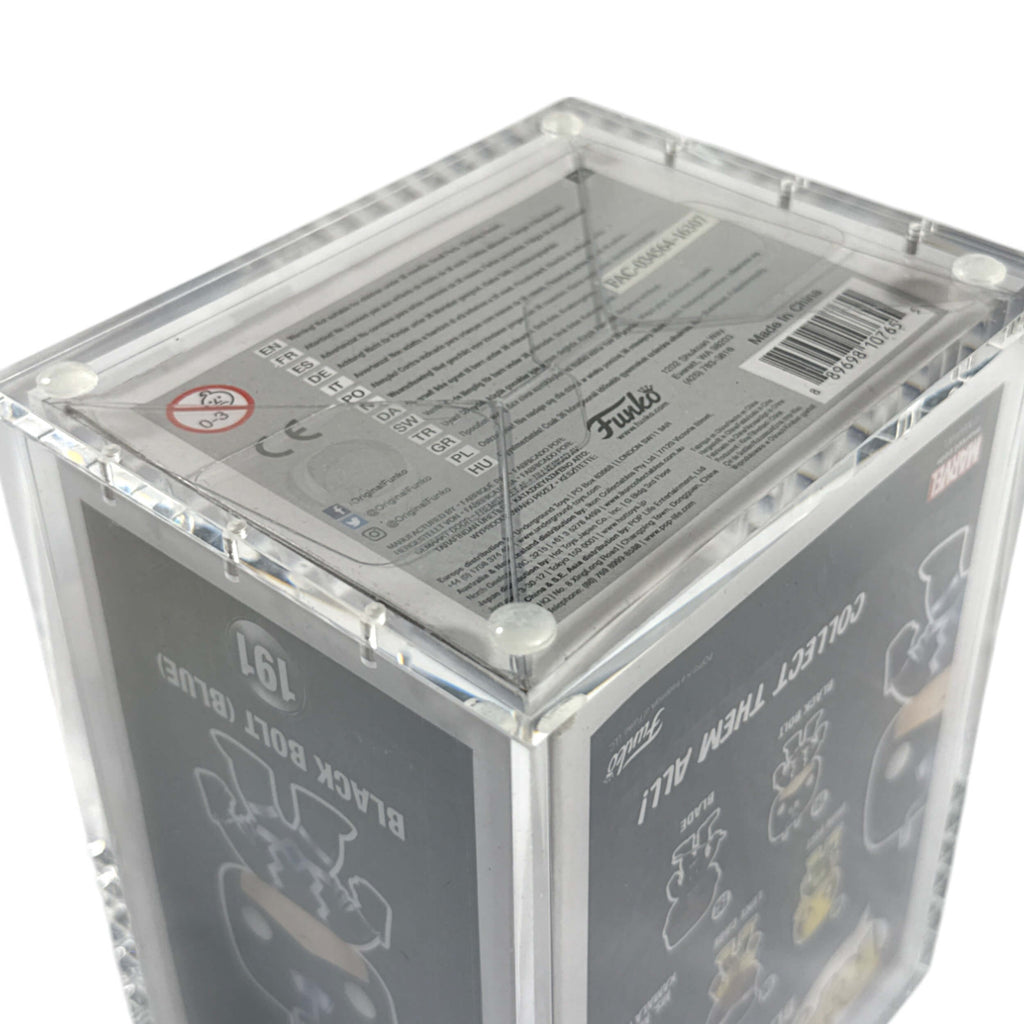 EVORETRO Acrylic Case Display for Standard size 4" Funko Pop Pack of 1