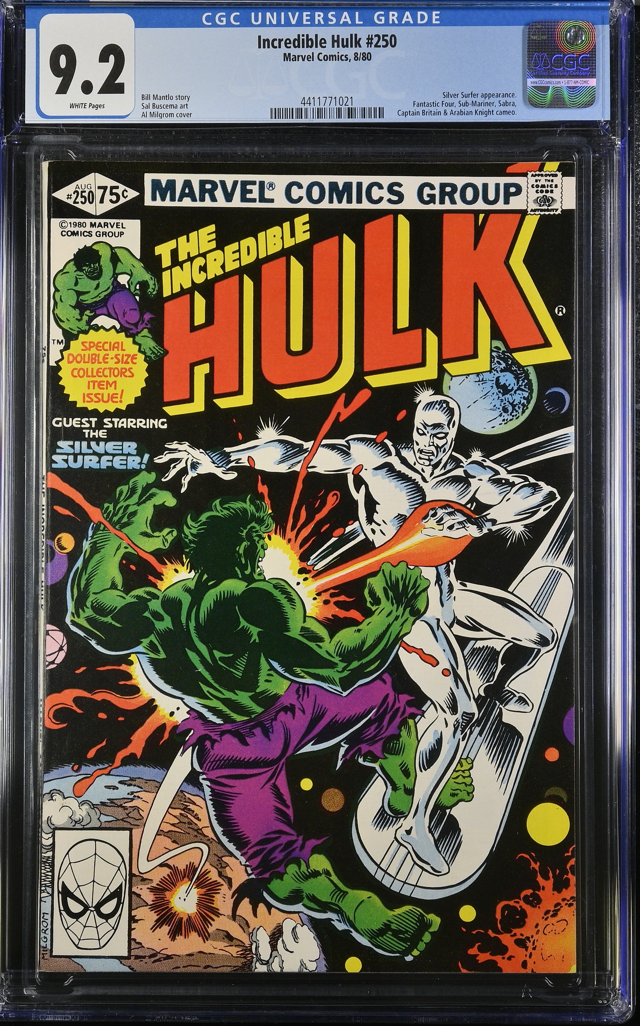 Incredible Hulk #250 (1980) CGC 9.2