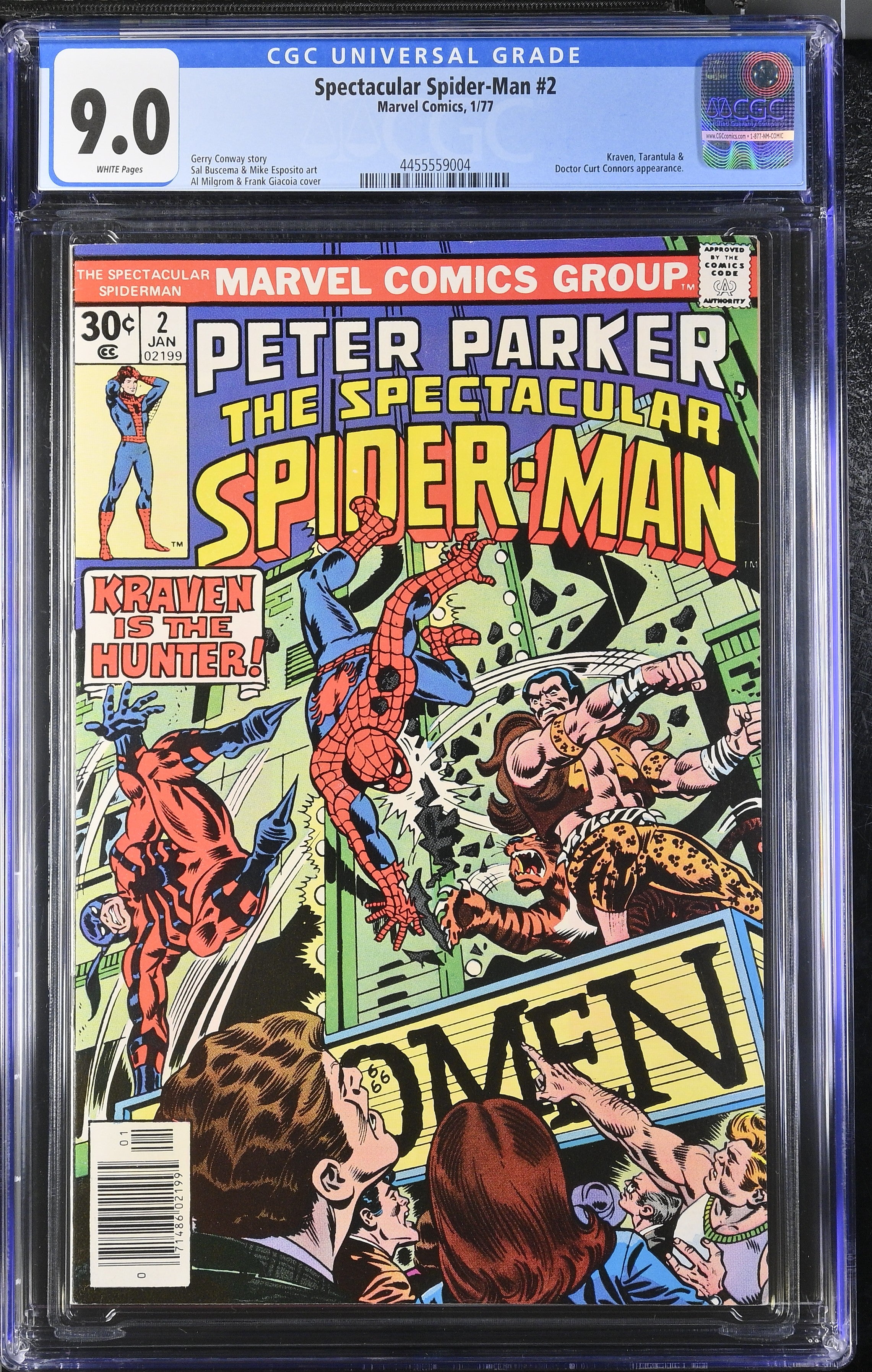 Spectacular Spider-Man #2 (1977) CGC 9.0