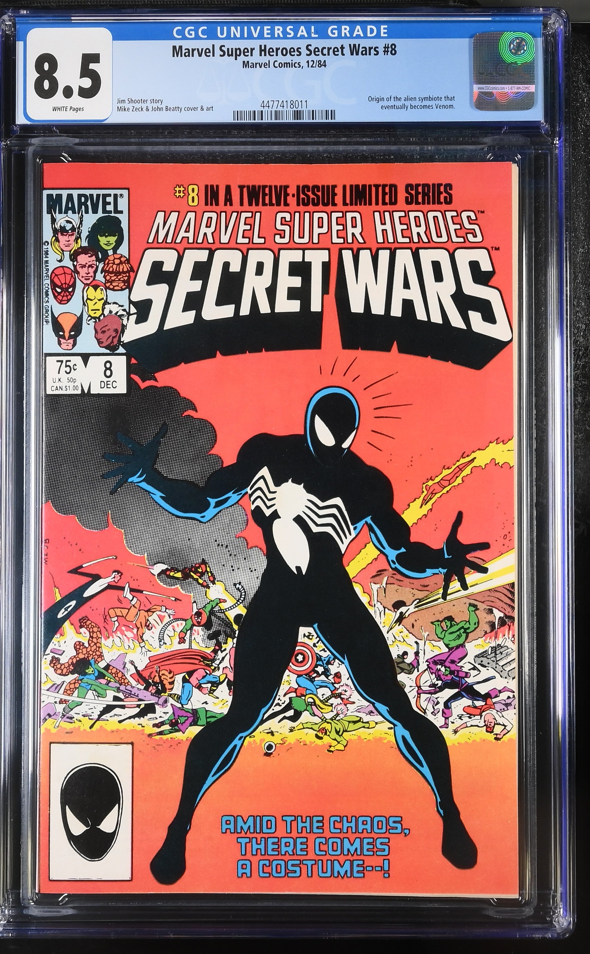 Marvel Super Heroes Secret Wars #8 (1984) CGC 8.5