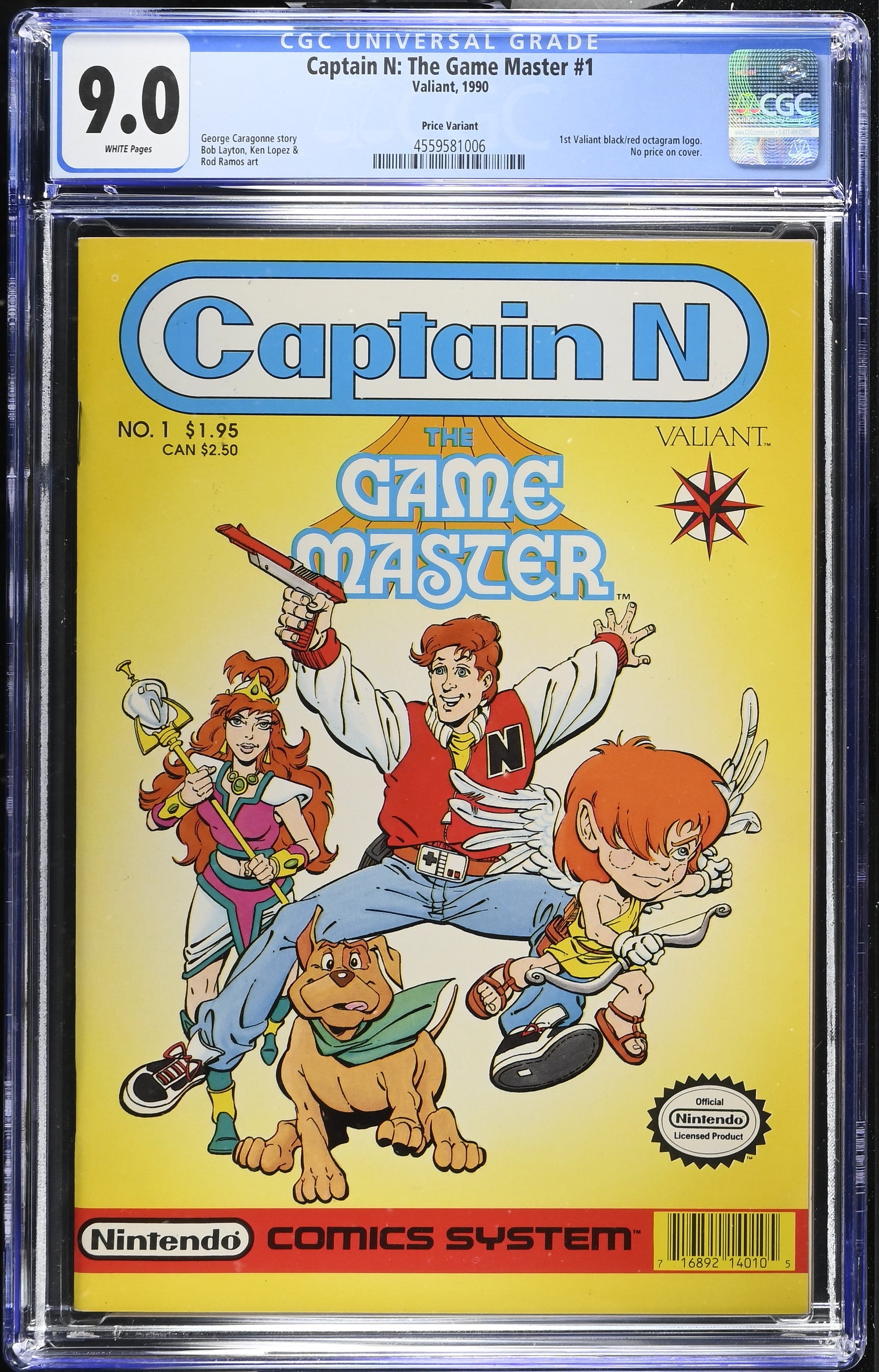 Captain N: The Game Master #1 (1990) CGC 9.0 - Price Variant