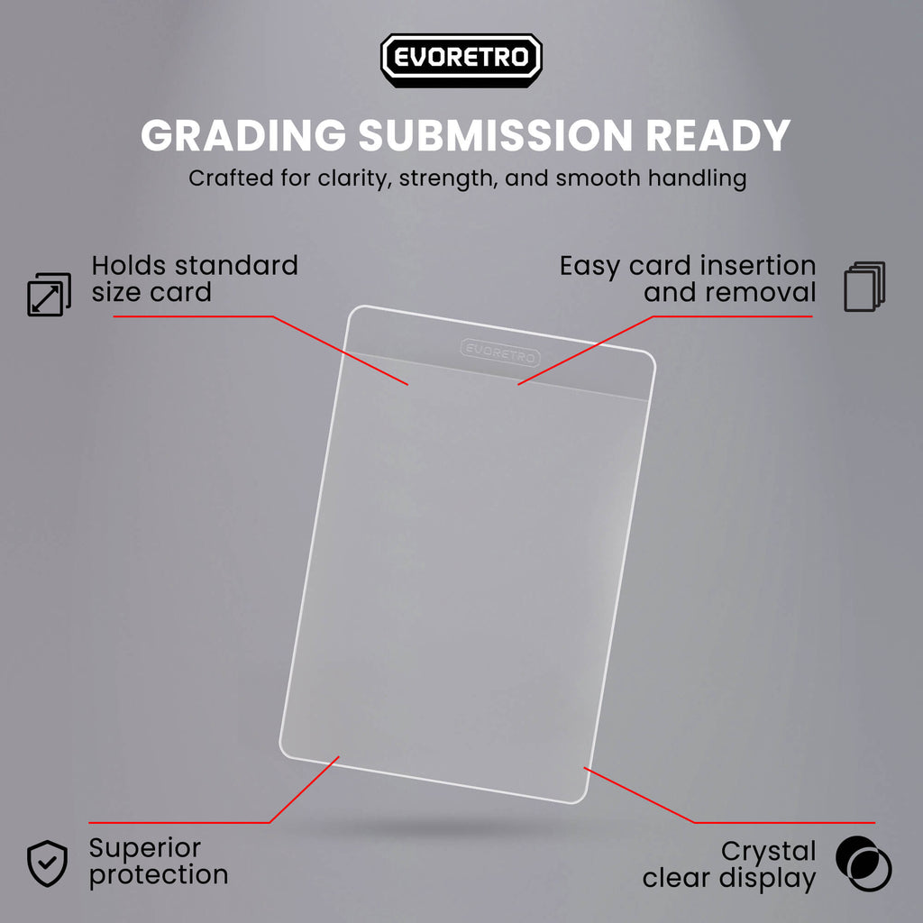 EVORETRO Semi-Rigid Card Holders - Grading 3 5/16” × 4 7/8”