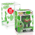 Funko Pop 4 Inches - Green Splatter PET EVORETRO Protector 0.40MM - Pack of 10