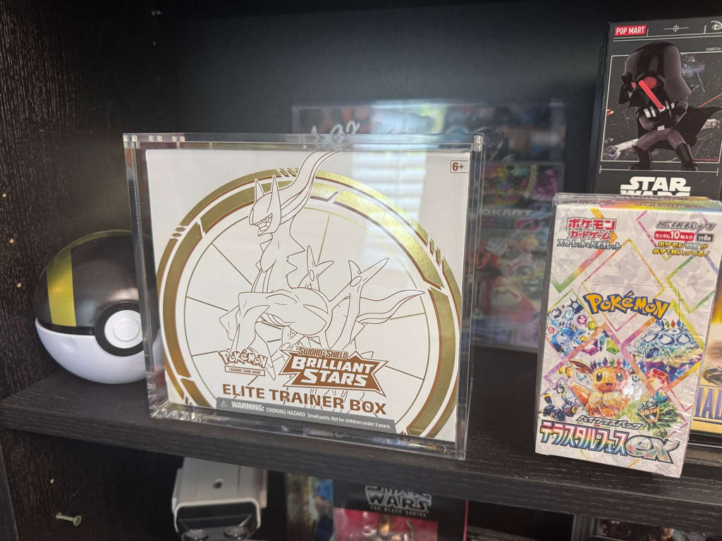 1x EVORETRO Acrylic Case for Pokemon ETB with Magnetic Lid