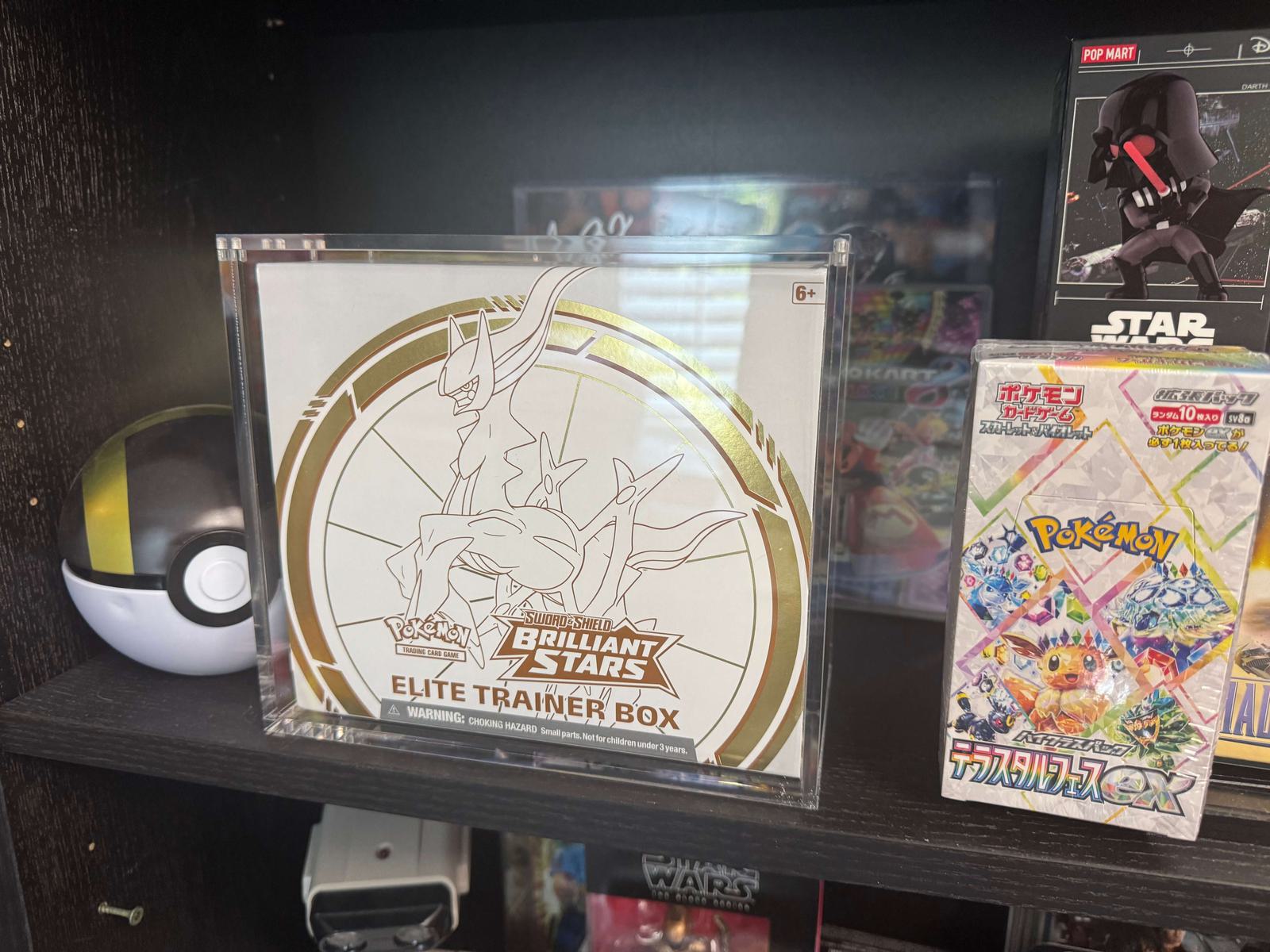 1x EVORETRO Acrylic Case for Pokemon ETB with Magnetic Lid