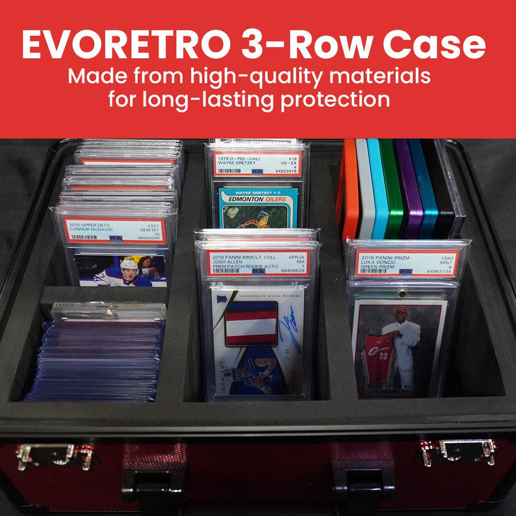 EVORETRO Graded Card Storage Box, TSA Lock