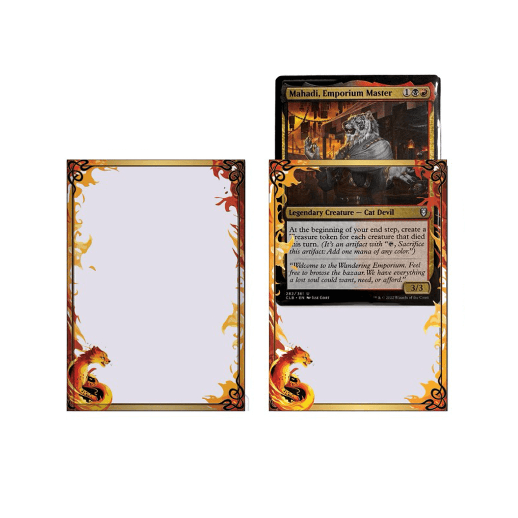 EVORETRO Printed TCG Card Sleeves – Themed Designs for Pokémon, MTG & More