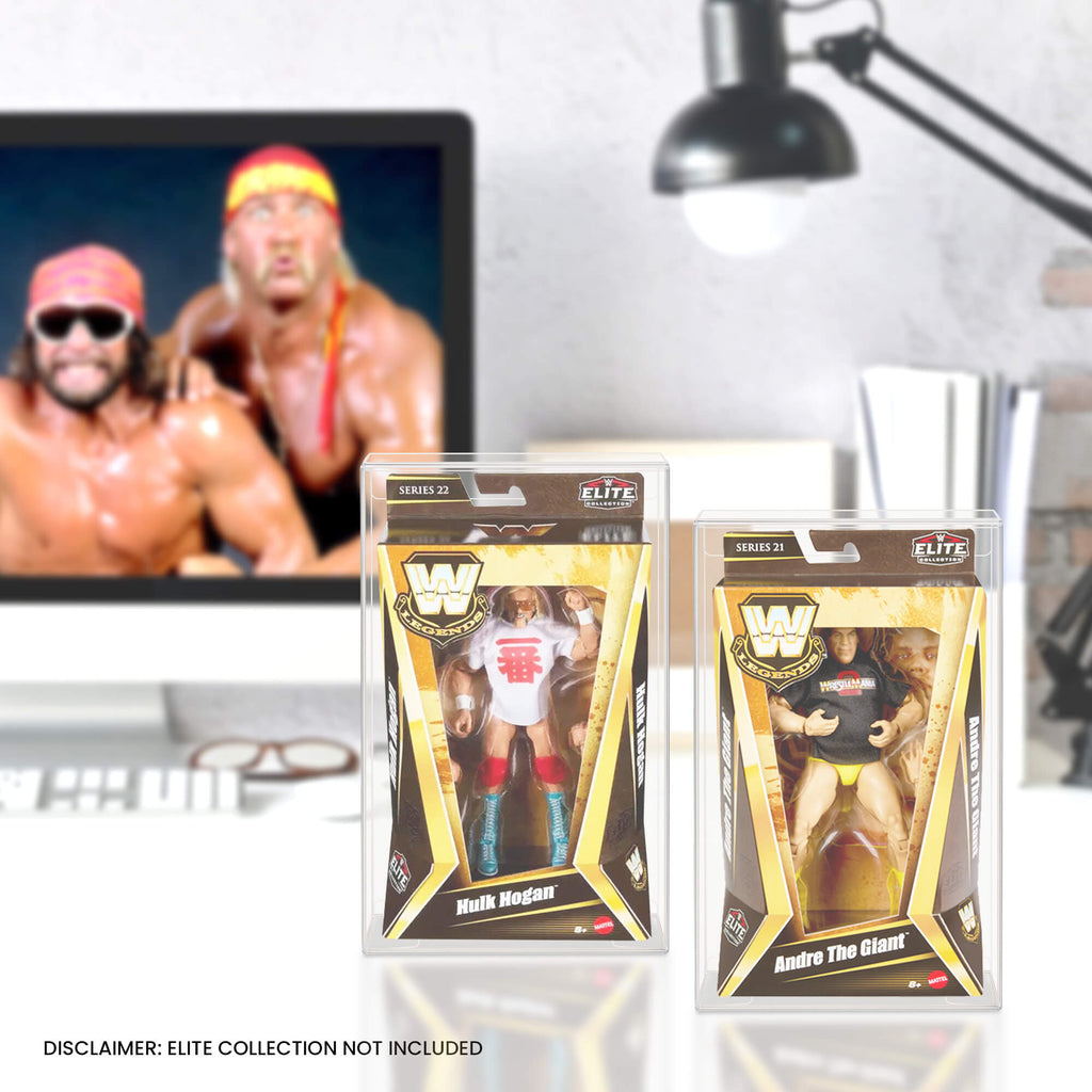 Mattel WWE Legends Series 22 EVORETRO PET Protectors (0.40 mm, 10-Pack)