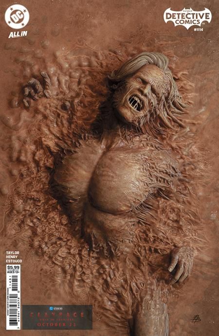 Detective Comics #1114 CVR E Bjorn Barends Clayface Movie Card Stock Var (Batman Bad Seeds)