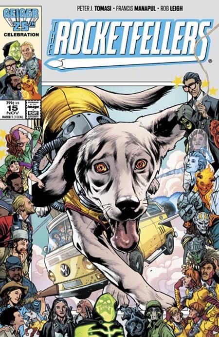 Rocketfellers #15 CVR B Bryan Hitch & Brad Anderson Geiger #25 Anniversary Var