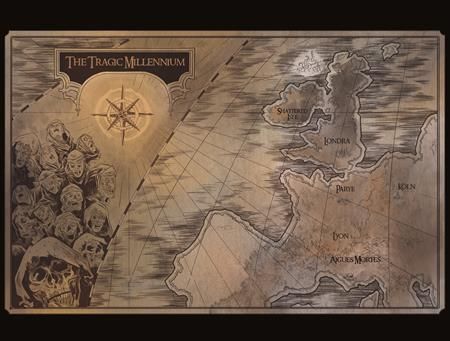 Hawkmoon The Mad Gods Amulet #1 (Of 2) CVR D Map Wraparound Cardstock Var (Mr)