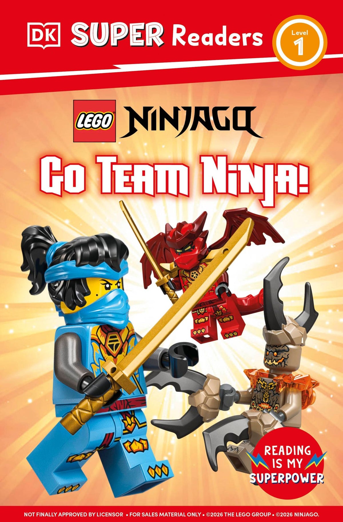 Dk Super Readers Level 1 Lego Ninjago Go Team Ninja