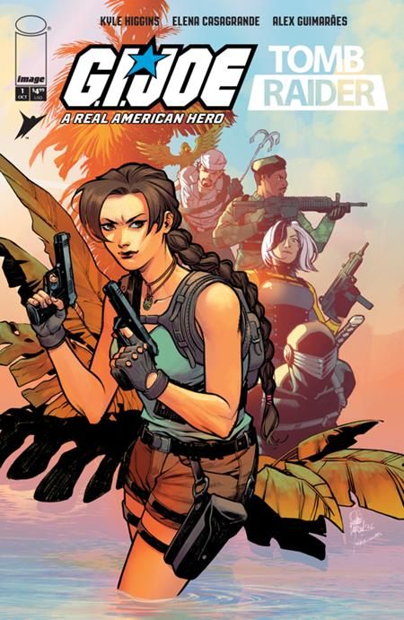 Gi Joe A Real American Hero Tomb Raider #1 (Of 5) CVR A Elena Casagrande & Alex Guimaraes