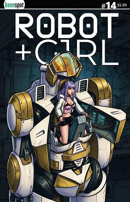 Robot + Girl #14 CVR A Mike White Sitting Pretty
