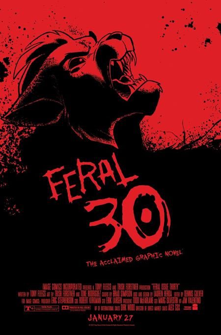 Feral #30 CVR B Tony Fleecs & Trish Forstner 30 Days Of Night Homage Var