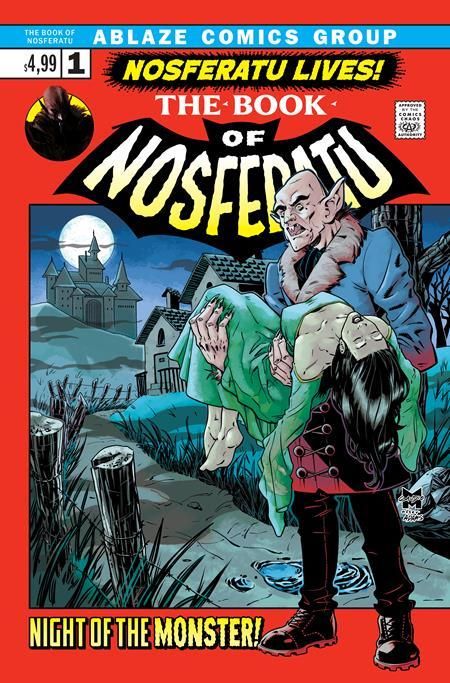 DF Book Of Nosferatu #1 Matt Gaudio Homage Variant Signed By Michael Moreci (Mr)