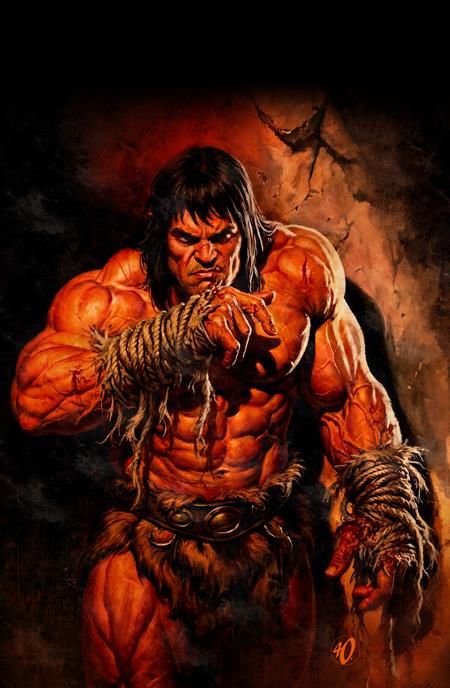 Conan The Barbarian #39 CVR F Ariel Olivetti Virgin Cardstock Var (Mr)