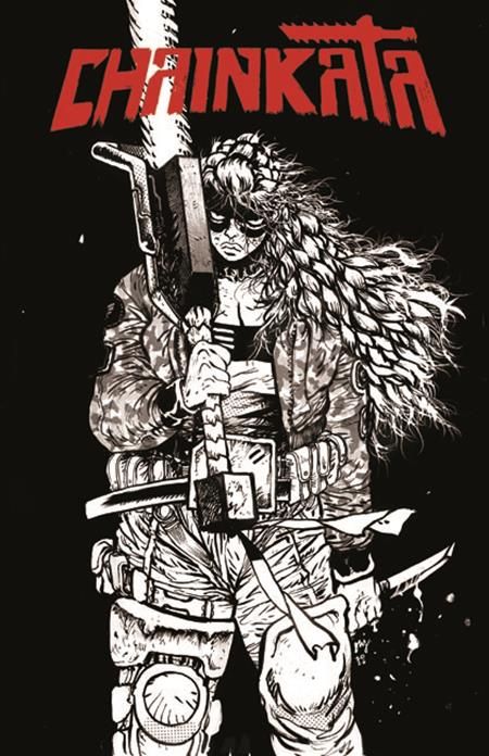 Chainkata #1 CVR B Daniel Warren Johnson B&W Var