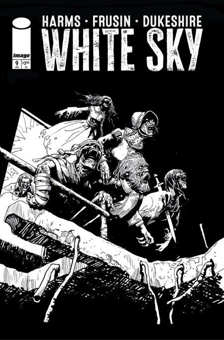 White Sky #9 CVR B Marcelo Frusin B&W Var (Mr)