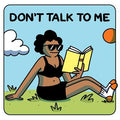 Fungirl Forever Dont Talk To Me Sticker (Mr)