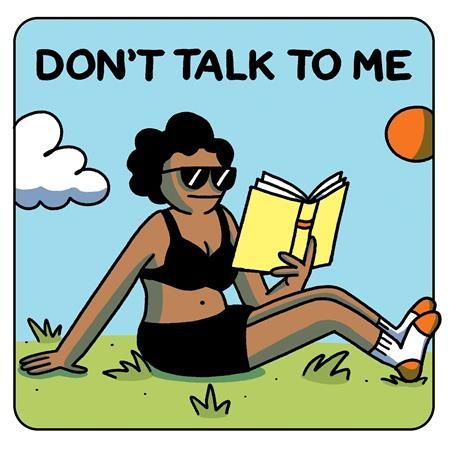 Fungirl Forever Dont Talk To Me Sticker (Mr)