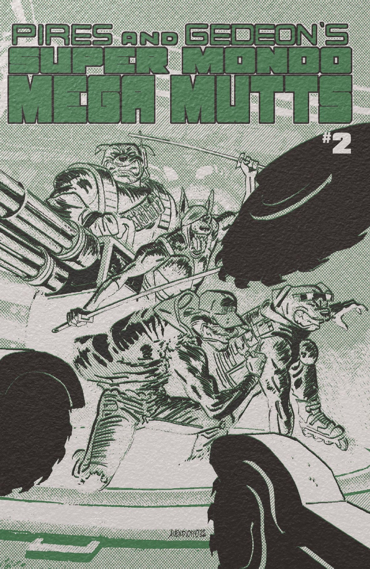 Super Mondo Mega Mutts #2 CVR E Alex Diotto Foil Var