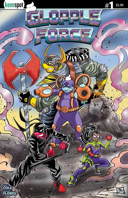 Glopple Force #1 CVR A Johnny J Flores Glops Assemble