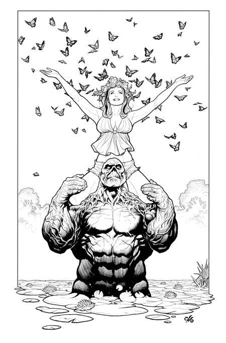 Dcs Crazy Little Swamp Thing Called Love #1 (One Shot) CVR B Frank Cho Card Stock Var