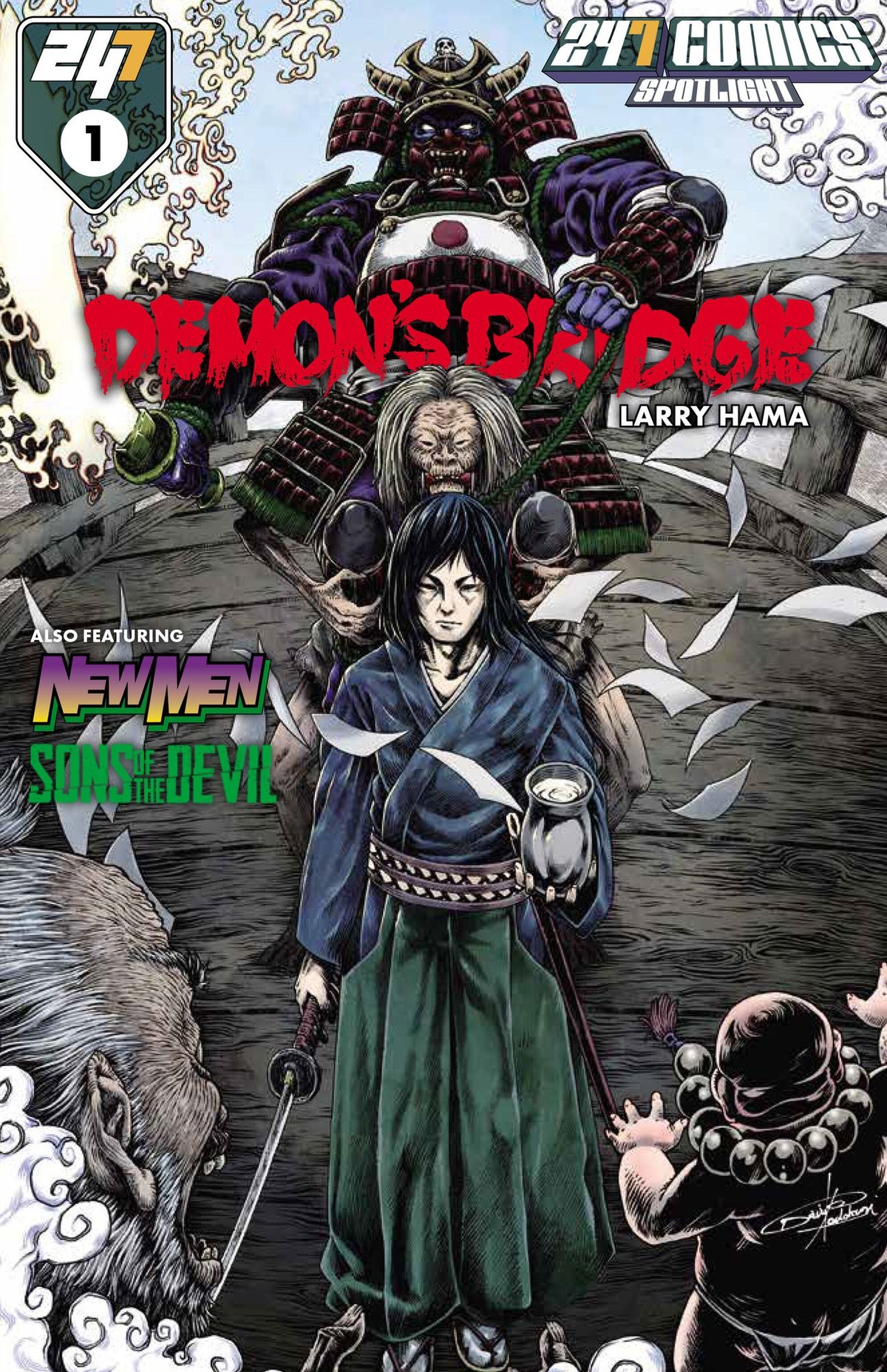 247 Comics Presents / Spotlight #1 Cover J - Demon's Bridge Manga Var