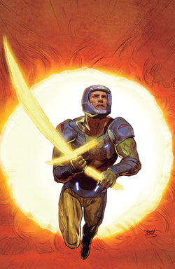 X-O Manowar: Black, White & Gold #4 Variant C (Guedes Full Art)