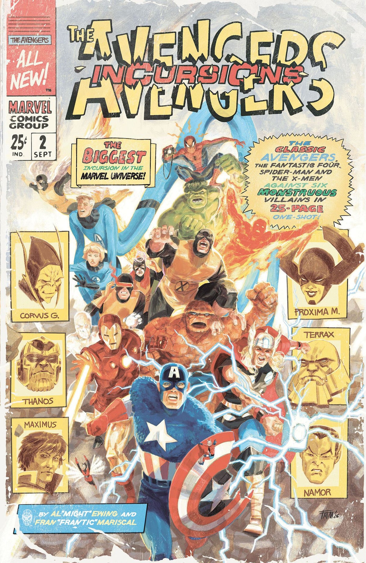 Avengers: Incursions #1 Cover C Mariscal Mancilla Variant