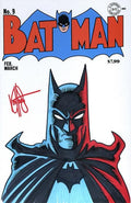 DF Batman #9 Facsimile Edition Blank Variant Signed And Remarked By Ken Haeser With A Batman Sketch