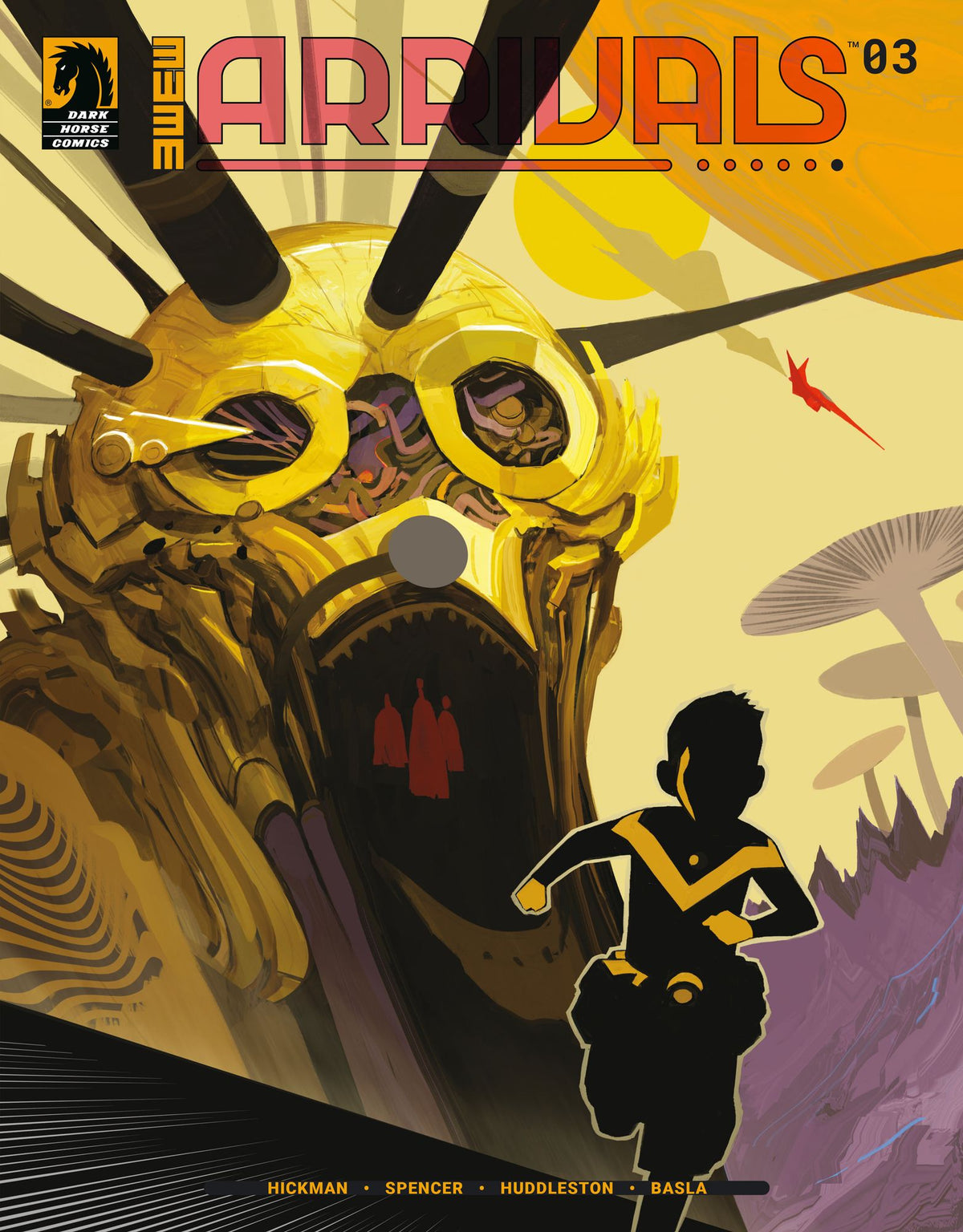 Arrivals #3 (CVR A) (3W3m) (Mike Huddleston)