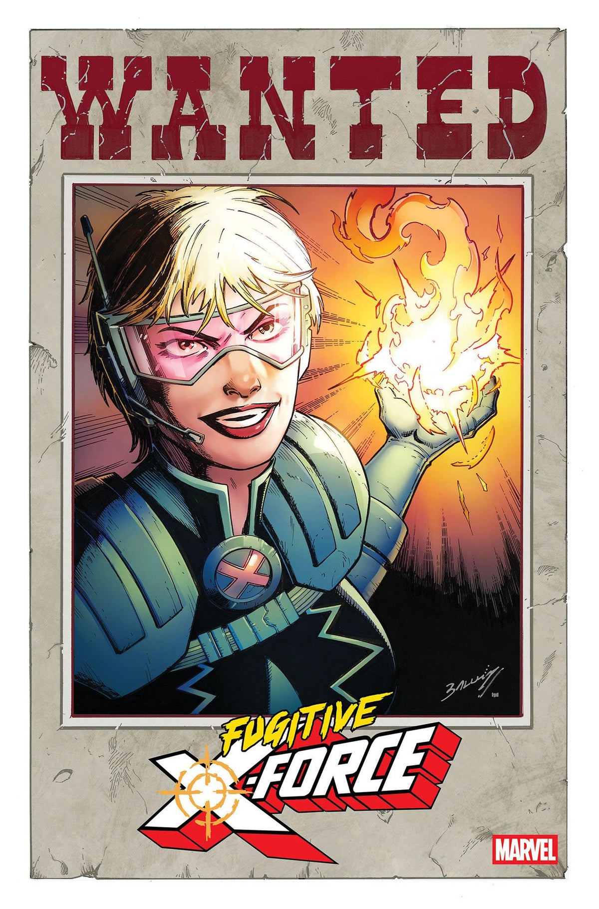 Fugitive X-Force #1 Cover B Mark Bagley Wanted Variant