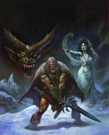 Savage Sword Of Conan #18 CVR C Alex Horley Virgin Cardstock Var (Mr)