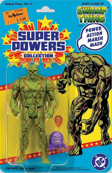 Swamp Thing #1 Facsimile Edition CVR B Jason Geyer & Alex Saviuk Swamp Thing Super Powers Card Stock Var