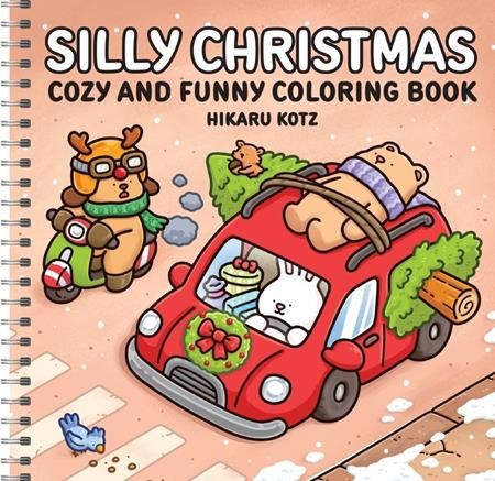 Silly Christmas Cozy And Funny Coloring Book For Adults And Teens TP
