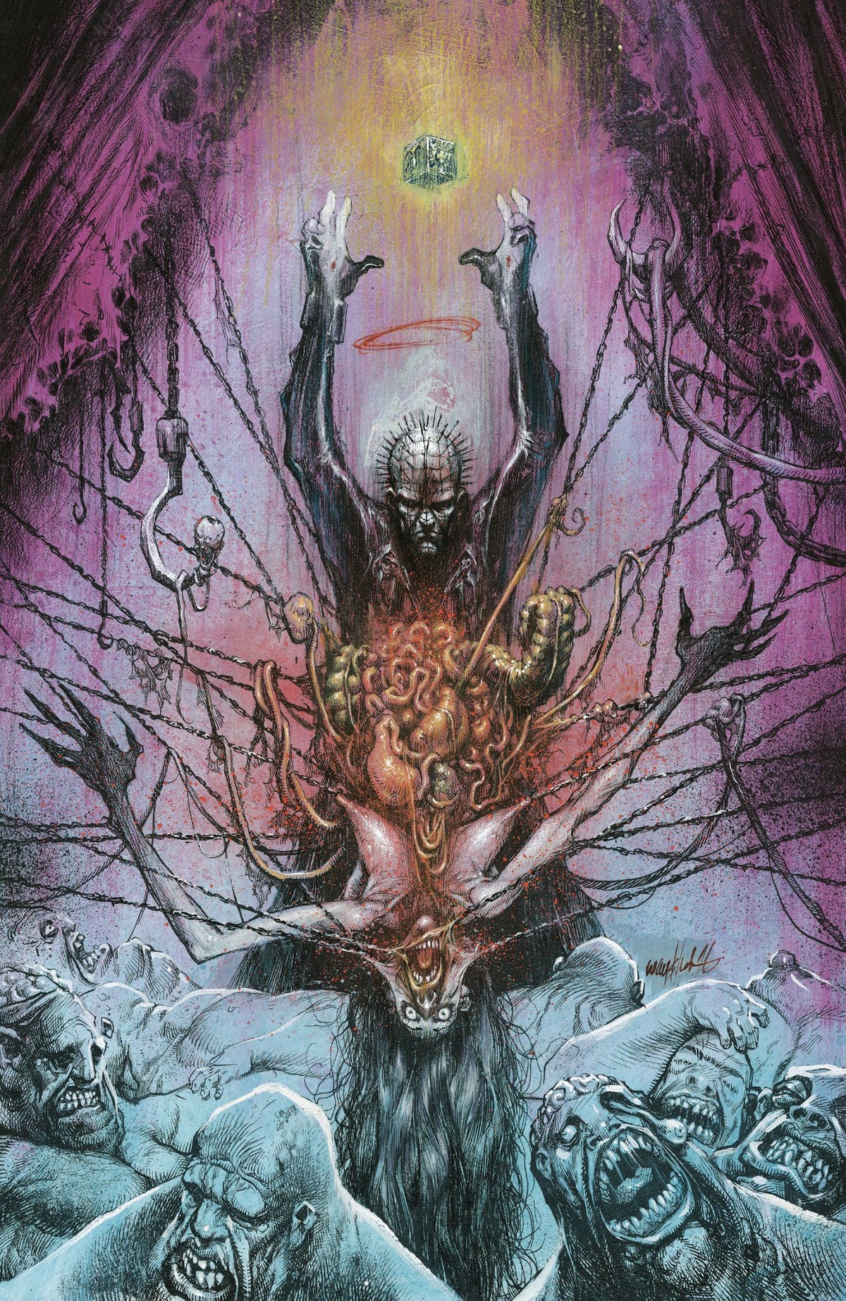 Hellraiser: Hellbound Hearts #1 C Cenobite Bag Variant (Full Art, Wayshak)