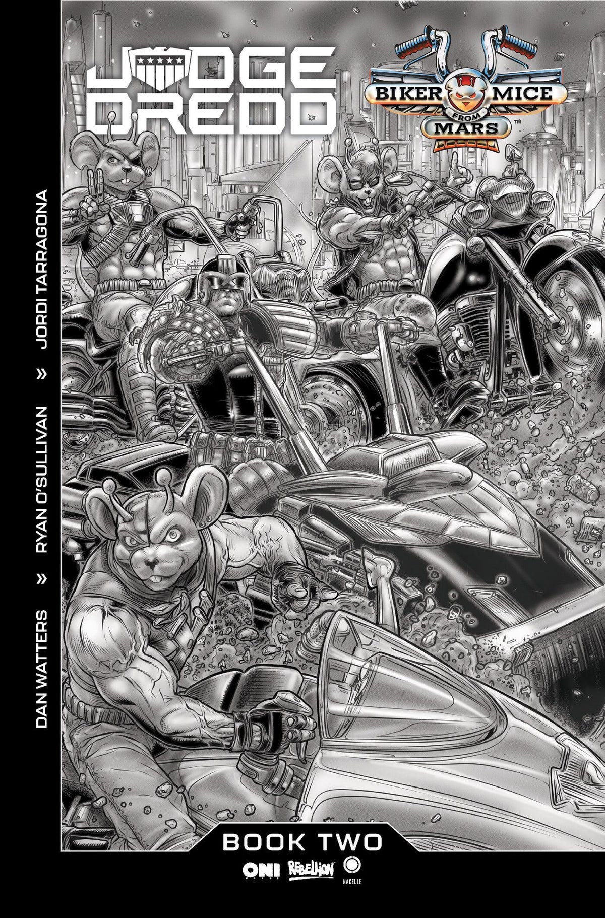 Judge Dredd/Biker Mice From Mars #2 Cover B Juan José Ryp Var